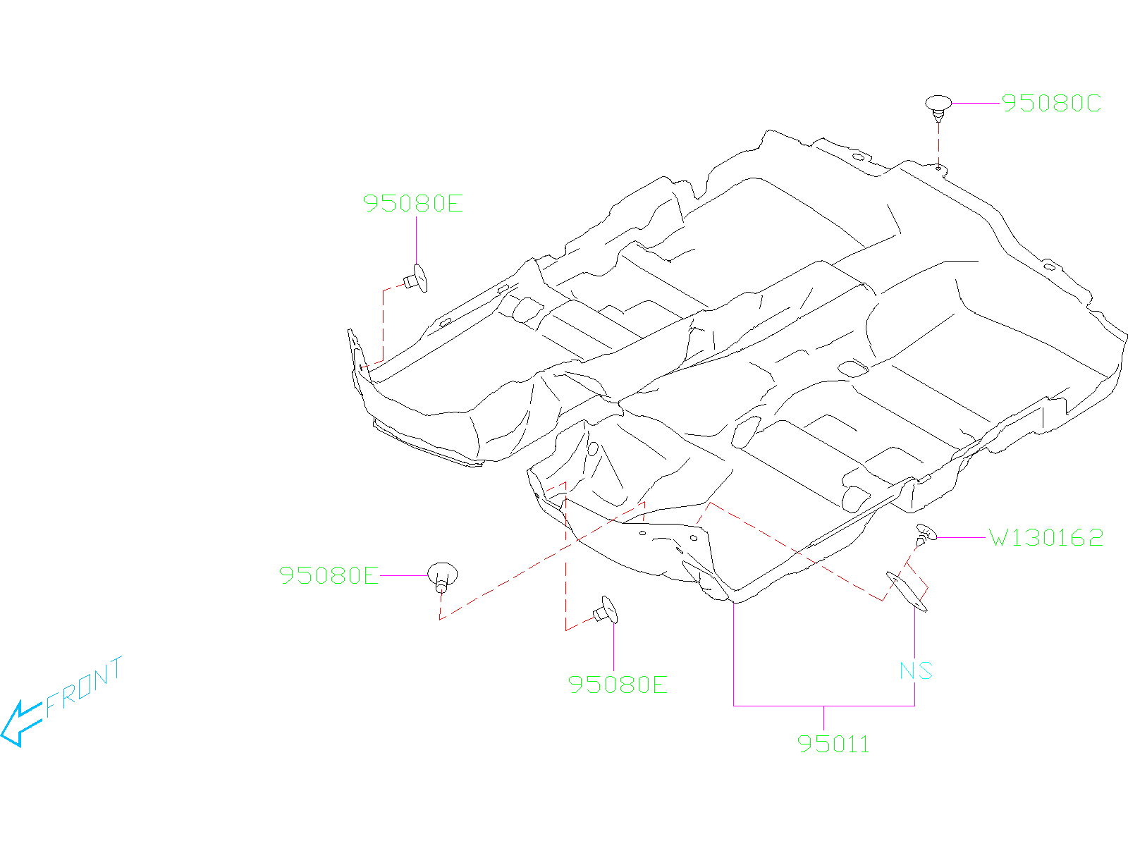 Subaru Legacy Mat-floor. Interior, front - 95011AN02AVH ... Subaru Legacy Mat-floor. Interior, front - 95011AN02AVH ...
